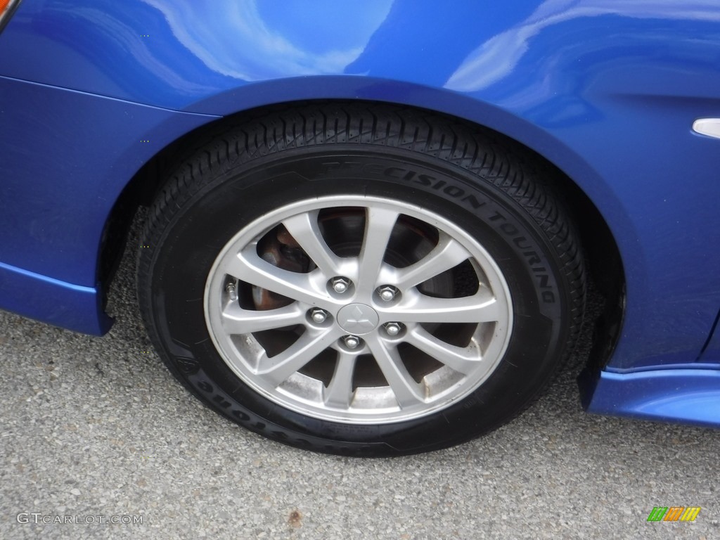 2011 Lancer ES - Octane Blue Pearl / Black photo #6