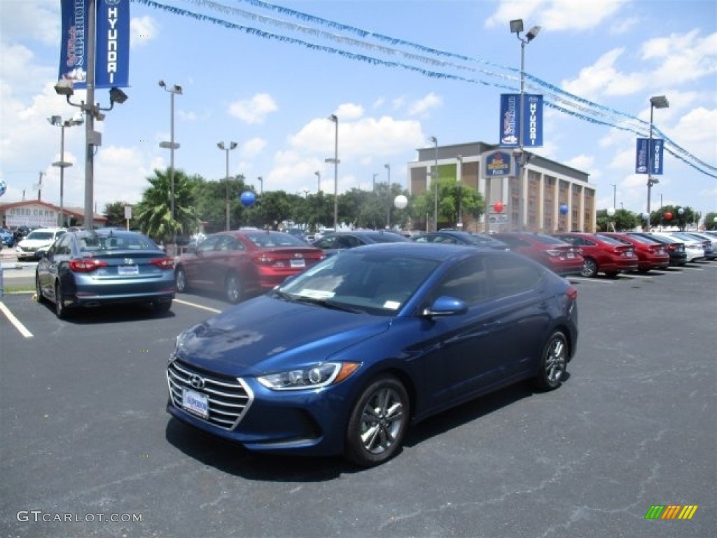 2017 Elantra SE - Lakeside Blue / Gray photo #3