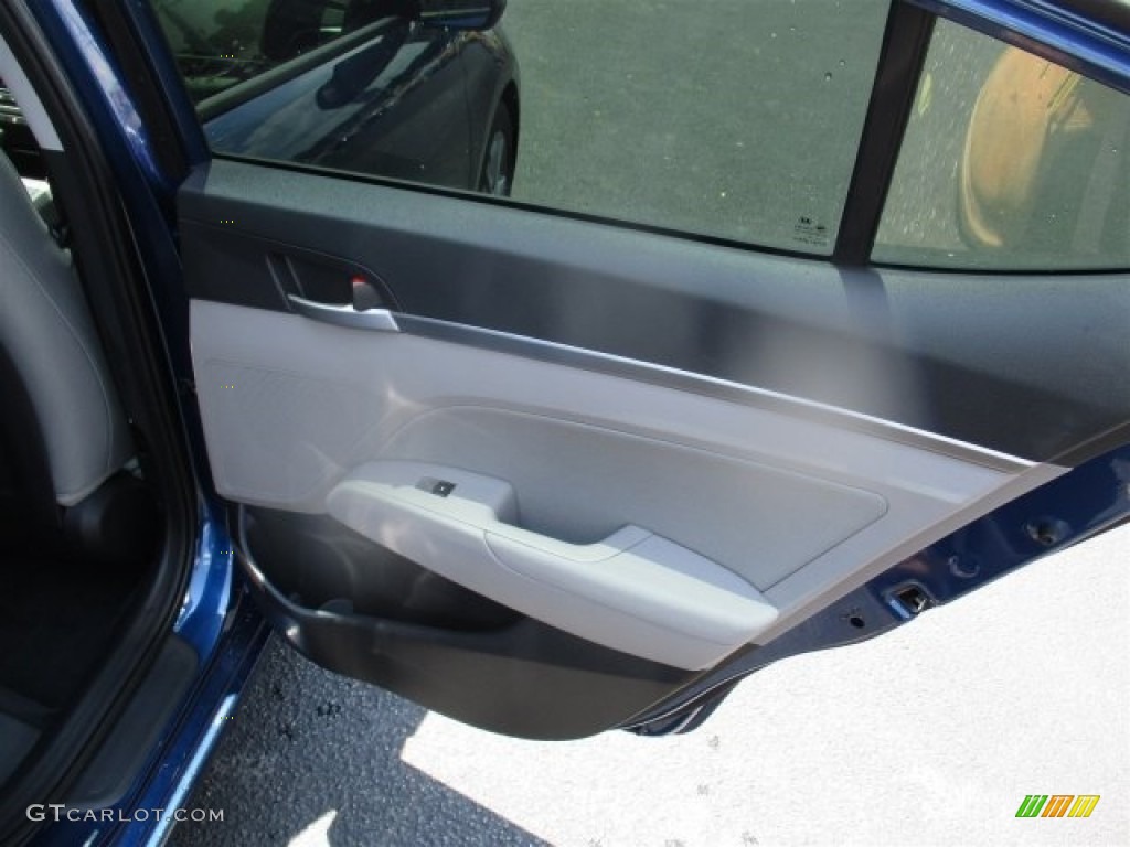 2017 Elantra SE - Lakeside Blue / Gray photo #13