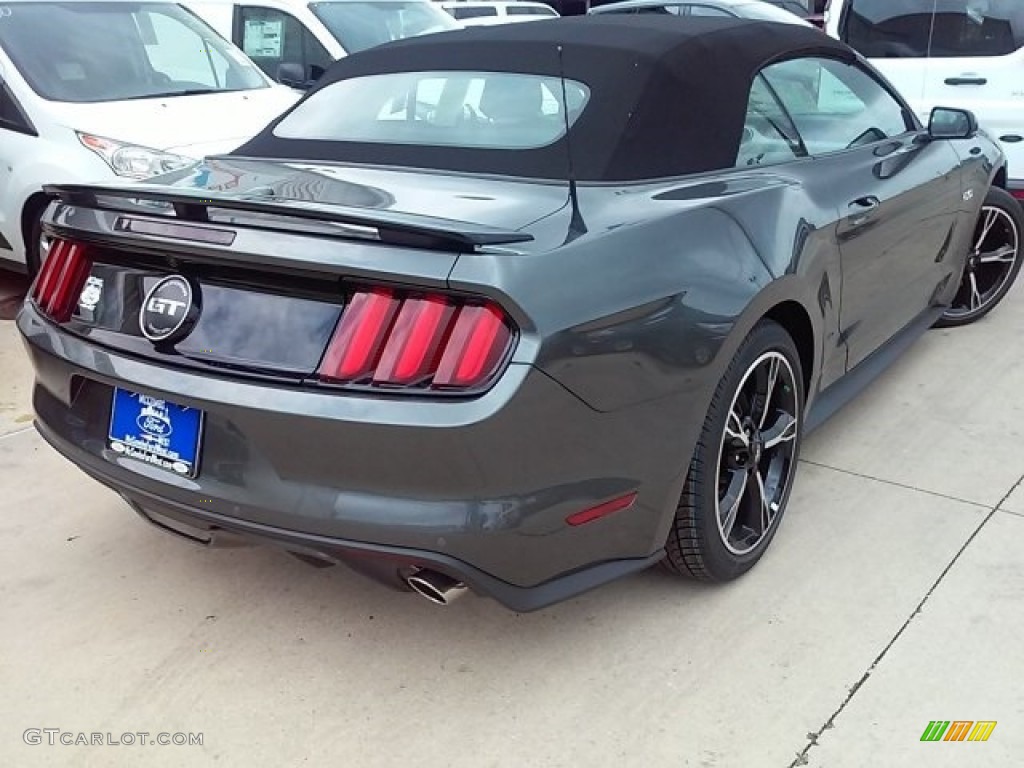 2016 Mustang GT/CS California Special Convertible - Magnetic Metallic / Ebony photo #17