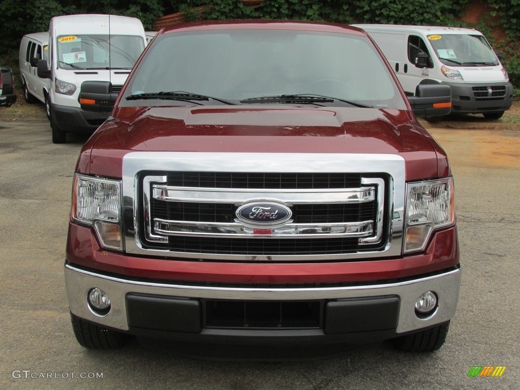 2014 F150 XLT SuperCrew - Sunset / Steel Grey photo #2