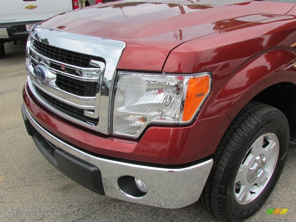 2014 F150 XLT SuperCrew - Sunset / Steel Grey photo #14