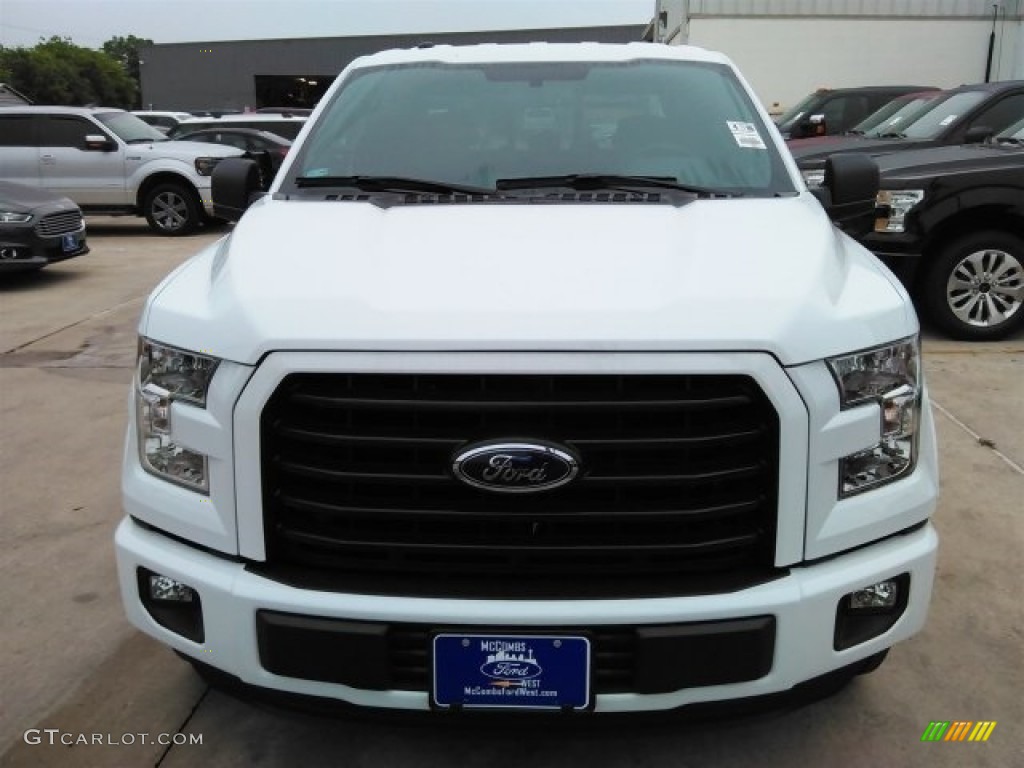 2016 F150 XLT SuperCrew - Oxford White / Black photo #17