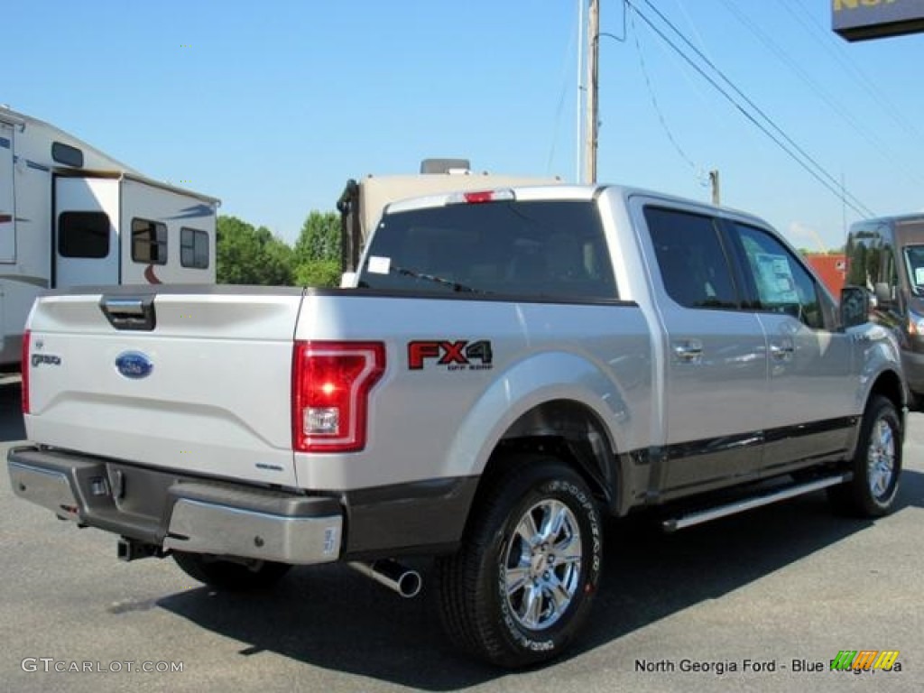 2016 F150 XLT SuperCrew 4x4 - Ingot Silver / Medium Earth Gray photo #6