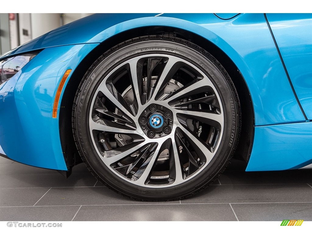 2016 i8  - Protonic Blue Metallic / Mega Carum Spice Grey Leather w/ Cloth photo #11