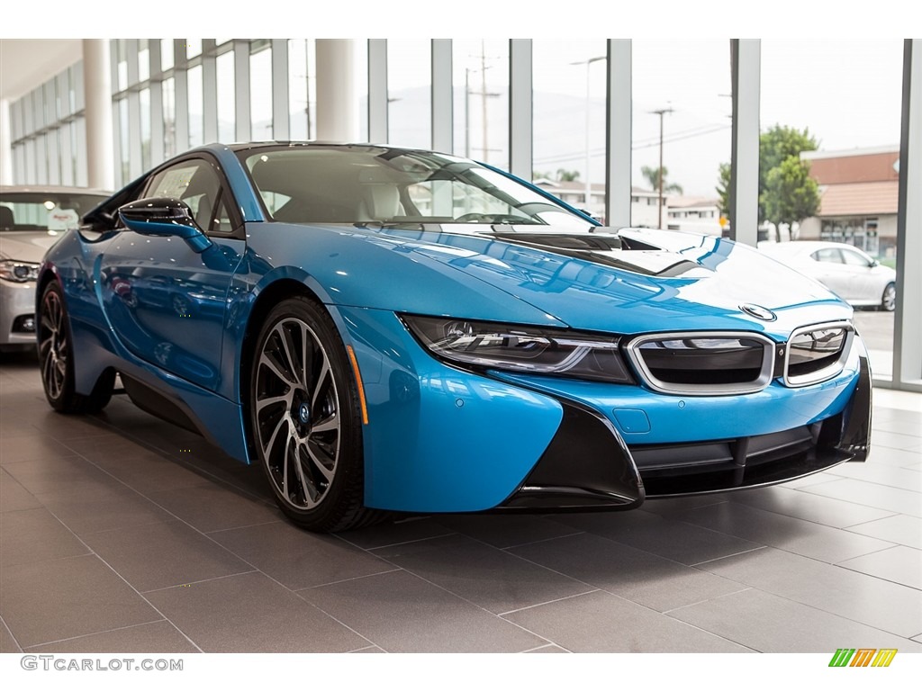 2016 i8  - Protonic Blue Metallic / Mega Carum Spice Grey Leather w/ Cloth photo #13