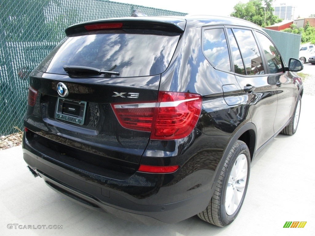 2017 X3 xDrive28i - Jet Black / Oyster photo #4