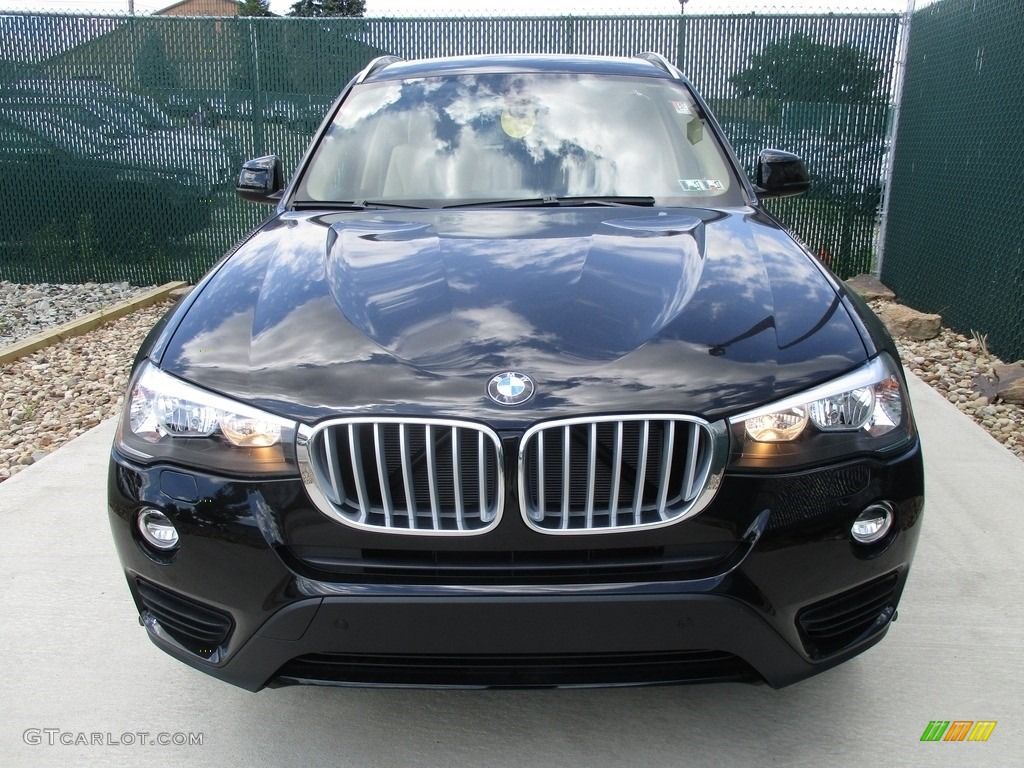 2017 X3 xDrive28i - Jet Black / Oyster photo #6