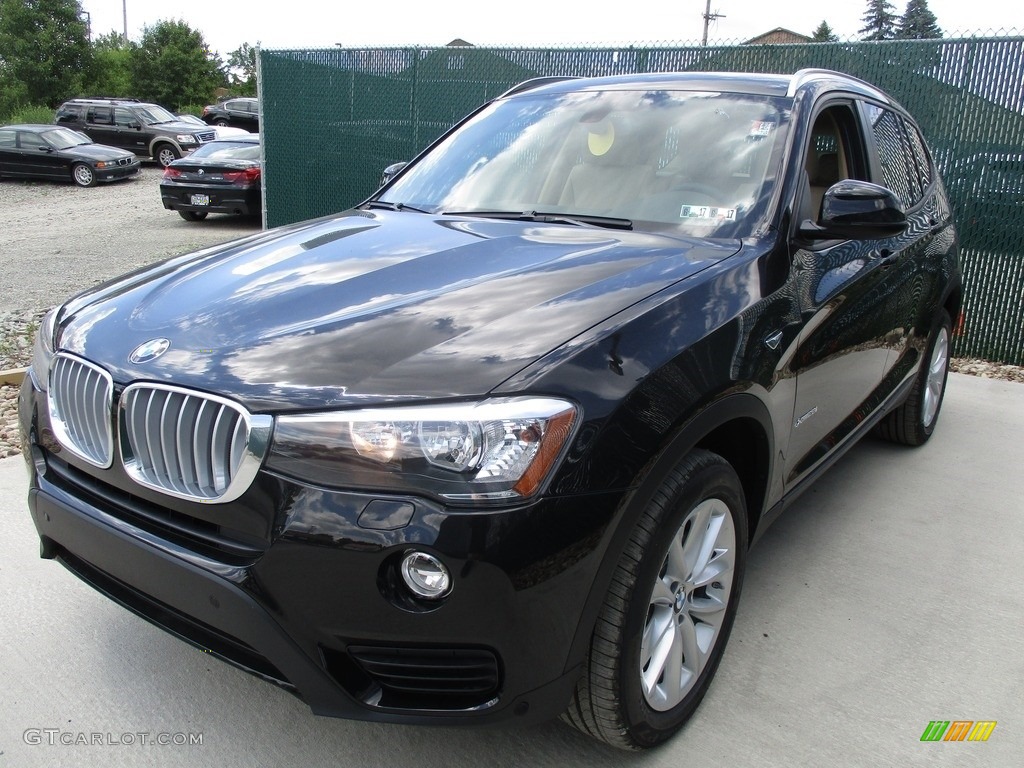 2017 X3 xDrive28i - Jet Black / Oyster photo #7