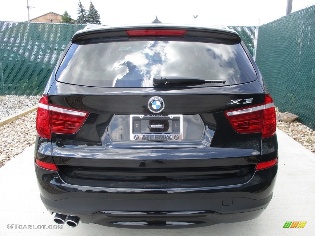 2017 X3 xDrive28i - Jet Black / Oyster photo #9