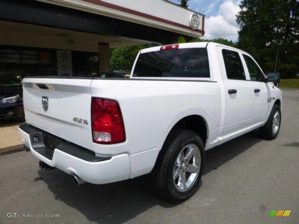 2016 1500 Tradesman Crew Cab 4x4 - Bright White / Black/Diesel Gray photo #2