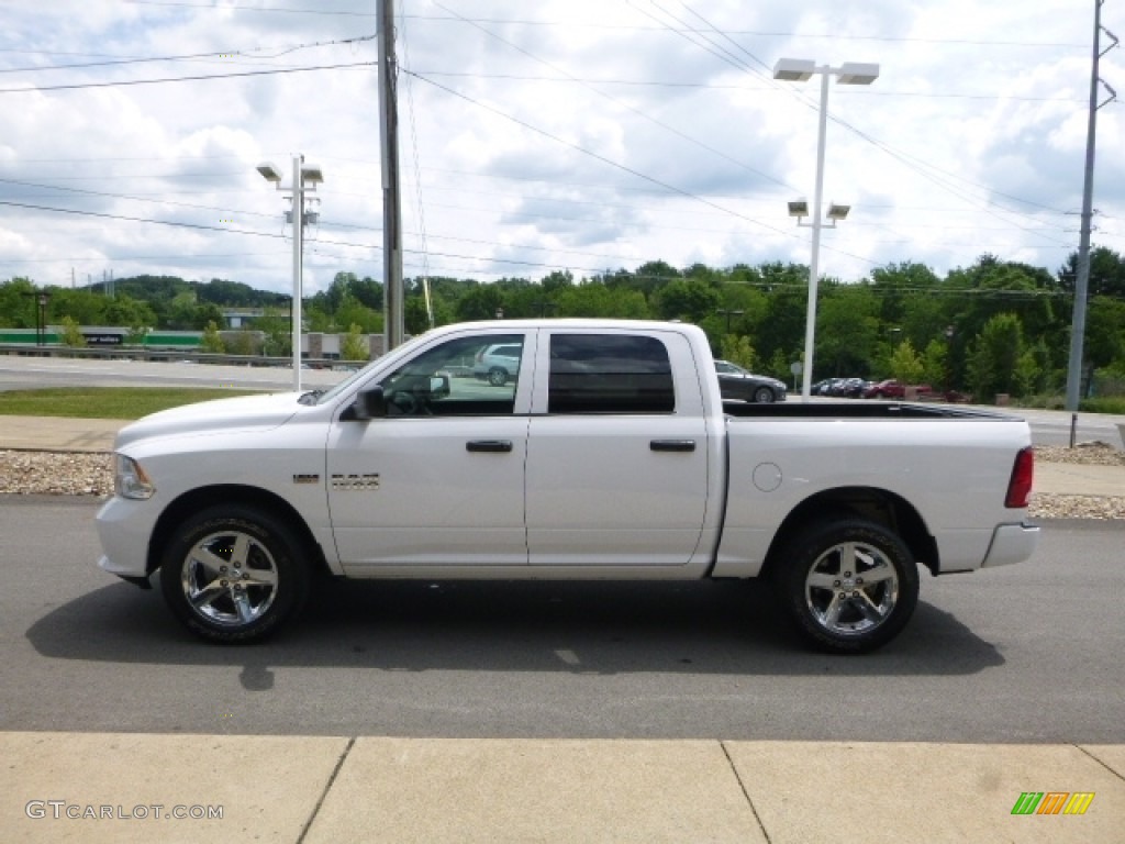 2016 1500 Tradesman Crew Cab 4x4 - Bright White / Black/Diesel Gray photo #11