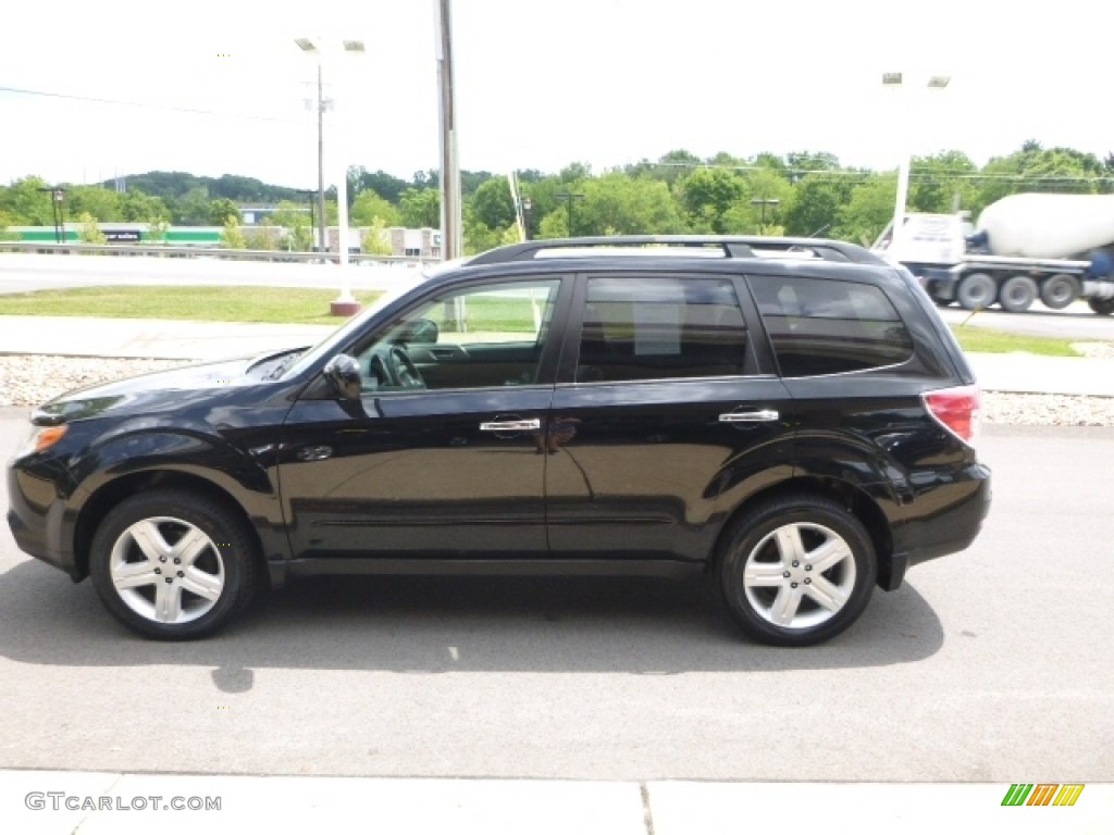 2010 Forester 2.5 X Limited - Obsidian Black Pearl / Black photo #11