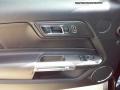 Ebony 2017 Ford Mustang GT Premium Coupe Door Panel