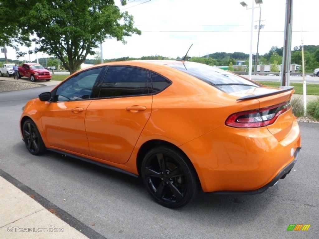 2014 Dart SXT - Header Orange / Black/Light Tungsten photo #12