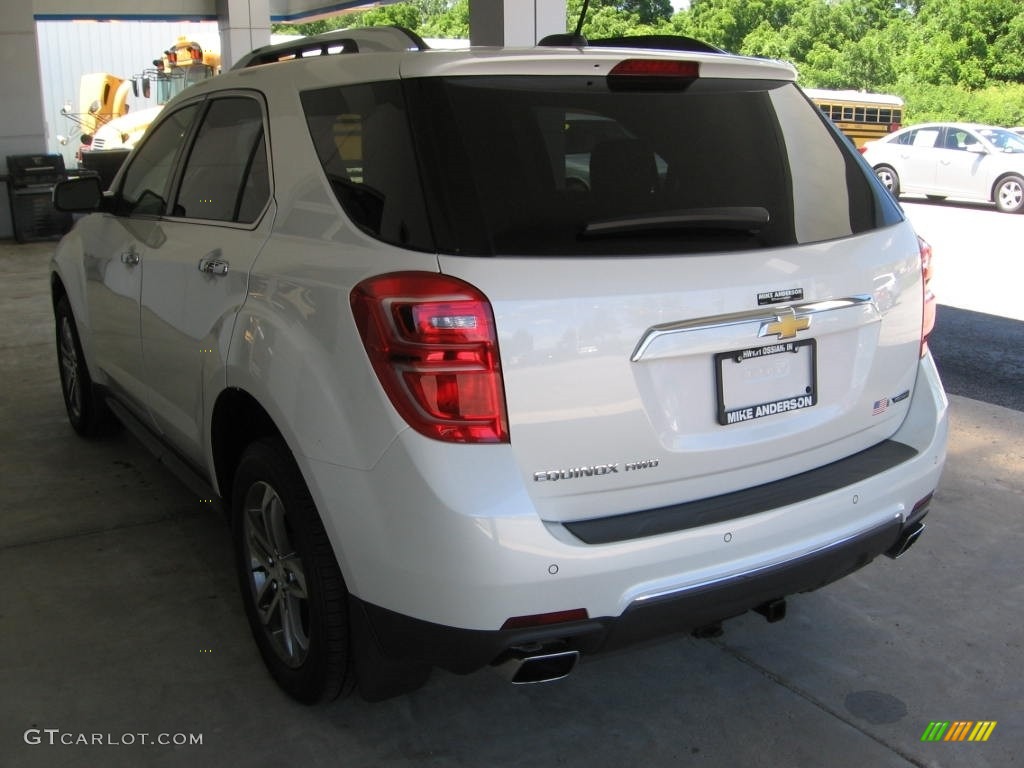 2017 Equinox Premier AWD - Iridescent Pearl Tricoat / Saddle Up/Jet Black photo #3