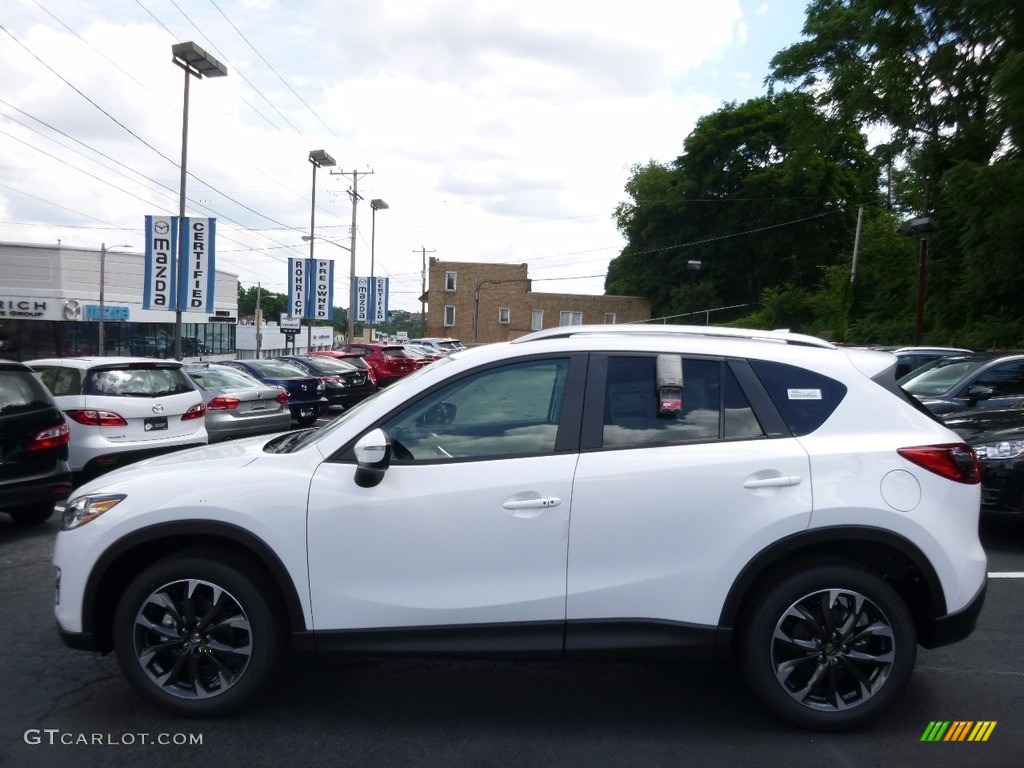 2016 CX-5 Grand Touring - Crystal White Pearl Mica / Parchment photo #3