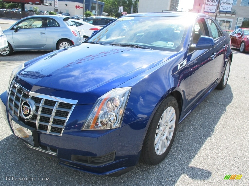 2012 CTS 4 3.0 AWD Sedan - Opulent Blue Metallic / Cashmere/Cocoa photo #2