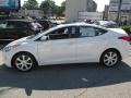 2012 Shimmering White Hyundai Elantra Limited  photo #3