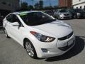 2012 Shimmering White Hyundai Elantra Limited  photo #8