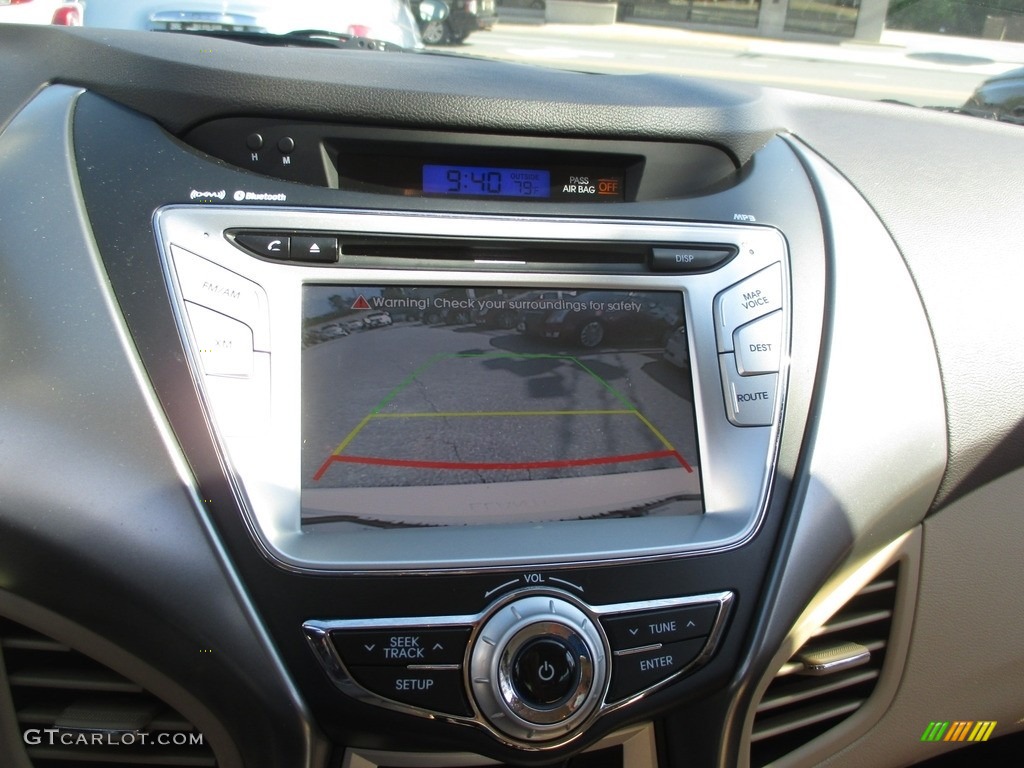 2012 Elantra Limited - Shimmering White / Beige photo #13