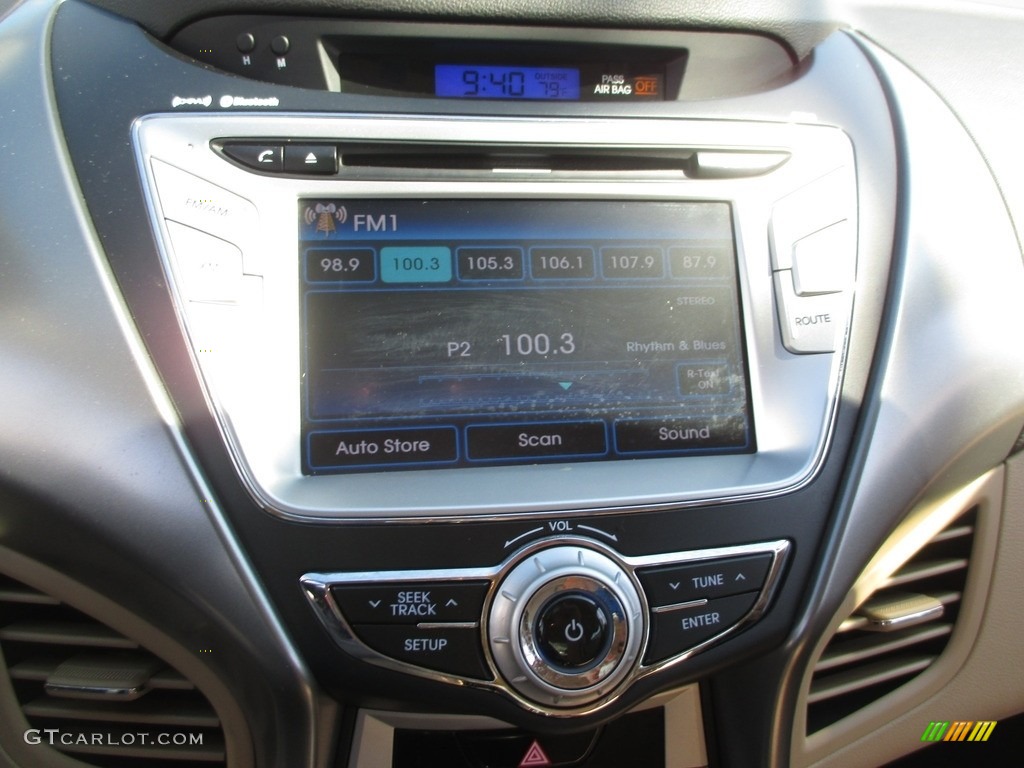 2012 Elantra Limited - Shimmering White / Beige photo #14