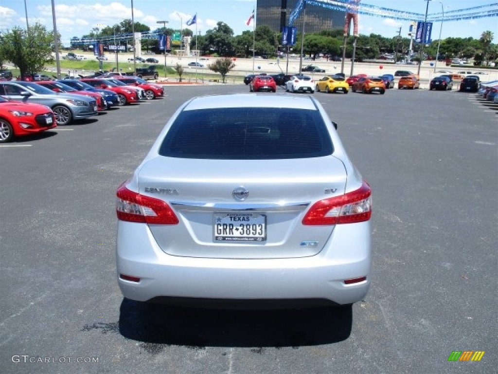 2014 Sentra SV - Brilliant Silver / Charcoal photo #4