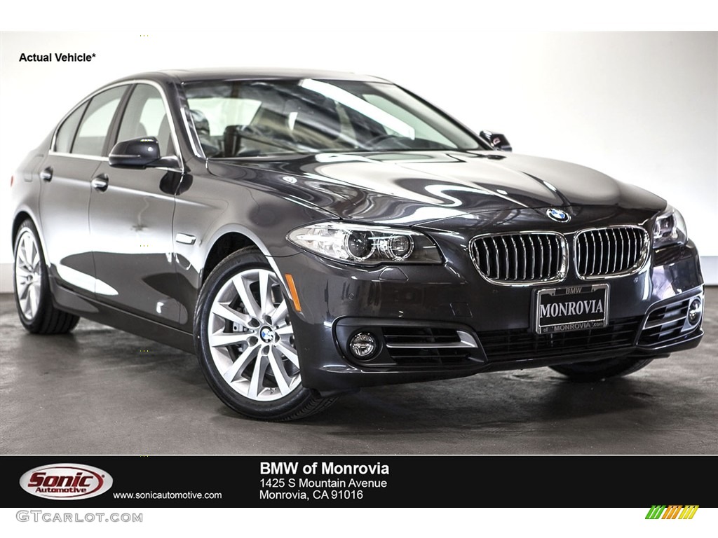 2016 5 Series 535i Sedan - Dark Graphite Metallic / Black photo #1