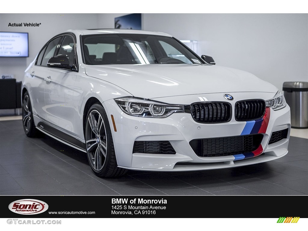 2016 3 Series 340i Sedan - Alpine White / Black photo #1