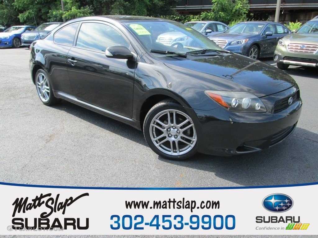 2008 tC  - Black Sand Pearl / Dark Charcoal Gray photo #1