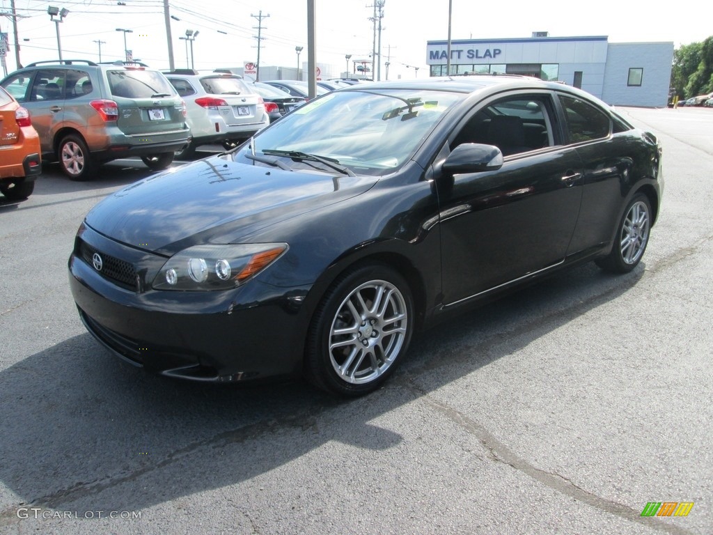 2008 tC  - Black Sand Pearl / Dark Charcoal Gray photo #2