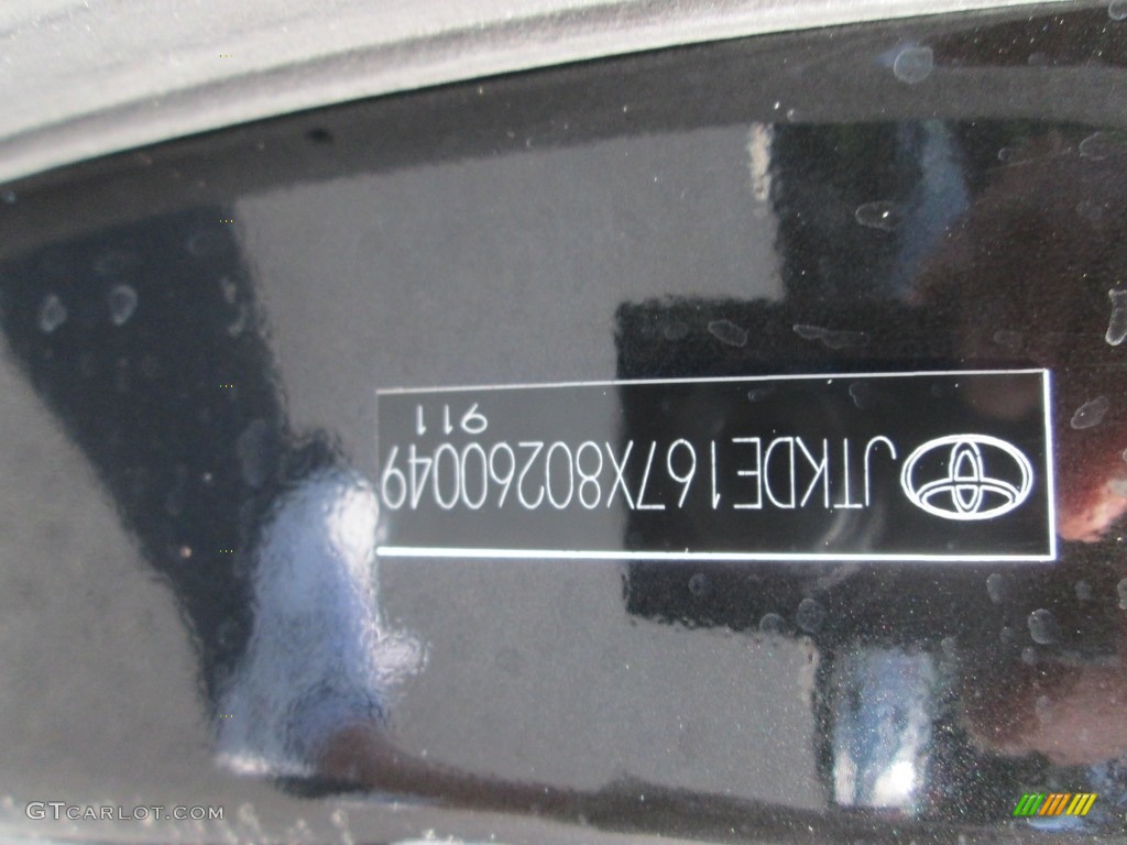 2008 tC  - Black Sand Pearl / Dark Charcoal Gray photo #25