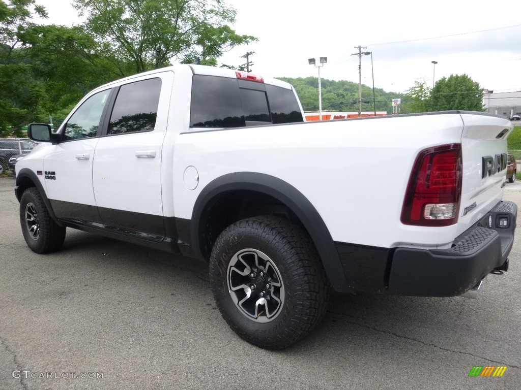 2016 1500 Rebel Crew Cab 4x4 - Bright White / Rebel Theme Red/Black photo #2