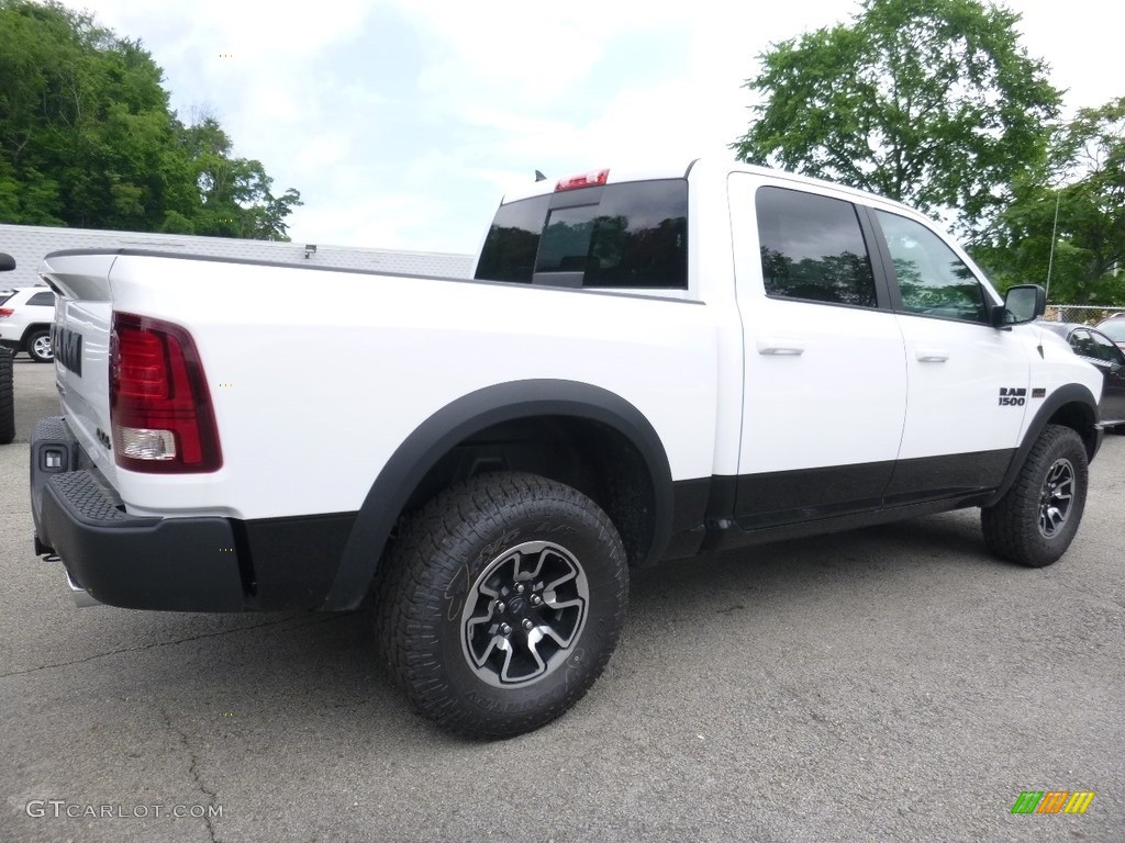 2016 1500 Rebel Crew Cab 4x4 - Bright White / Rebel Theme Red/Black photo #5