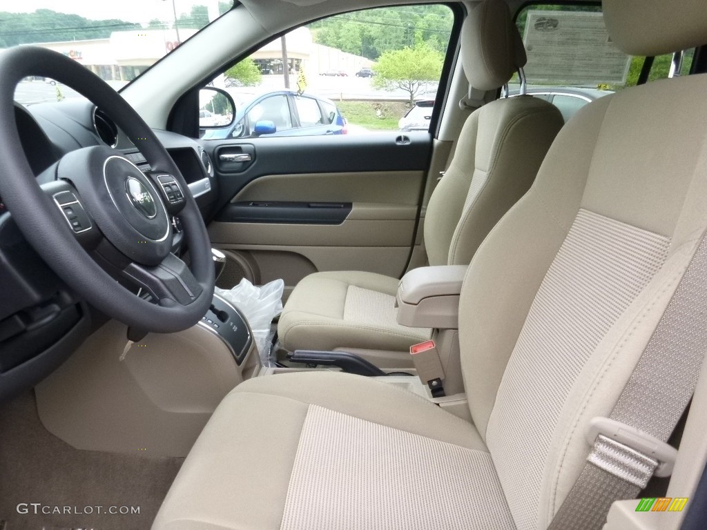 Light Pebble Beige/Dark Slate Gray Interior 2016 Jeep Compass Sport Photo #114103046