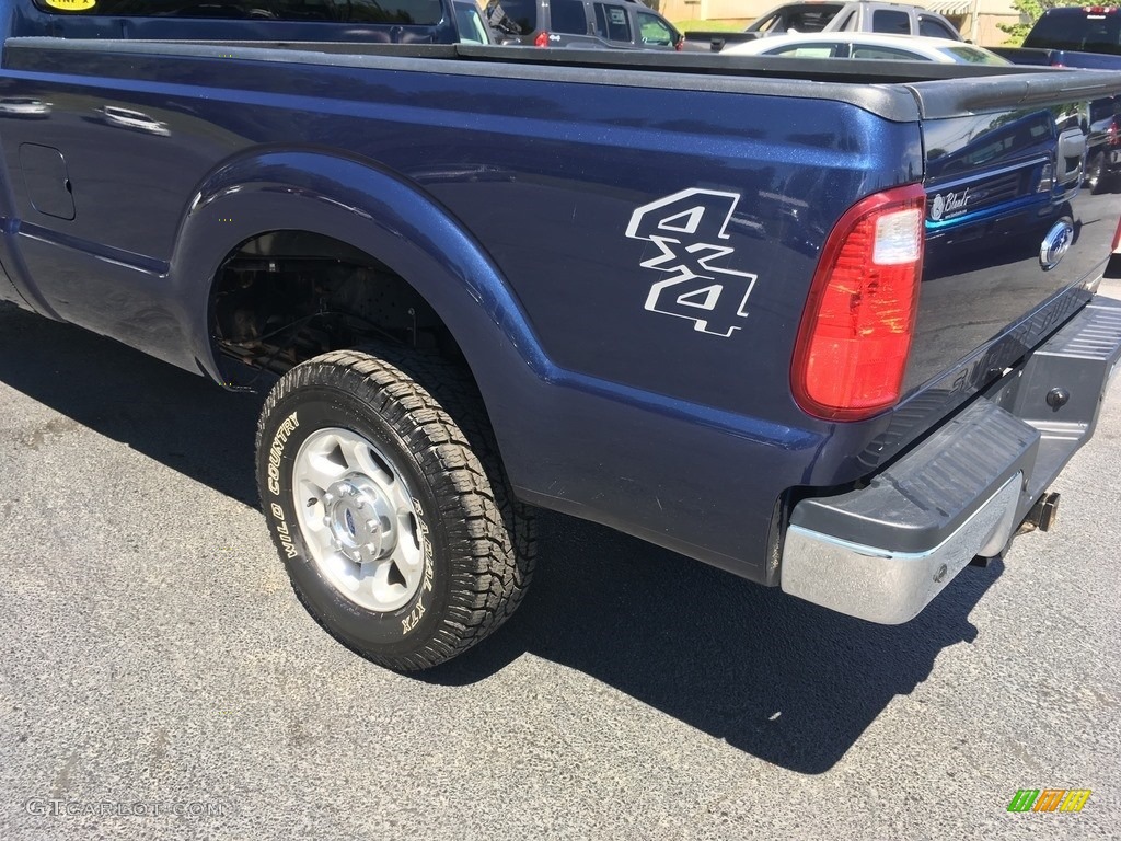 2014 F250 Super Duty XL Regular Cab 4x4 - Blue Jeans Metallic / Steel photo #29