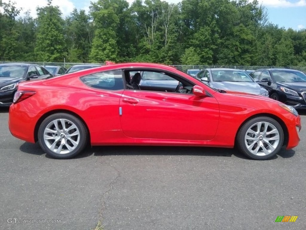 2016 Genesis Coupe 3.8 - Tsukuba Red / Black photo #2