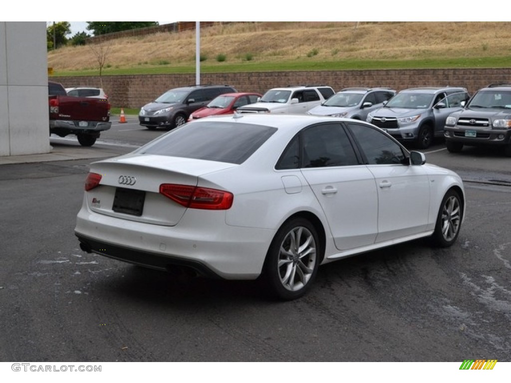 2013 S4 3.0T quattro Sedan - Ibis White / Black photo #2