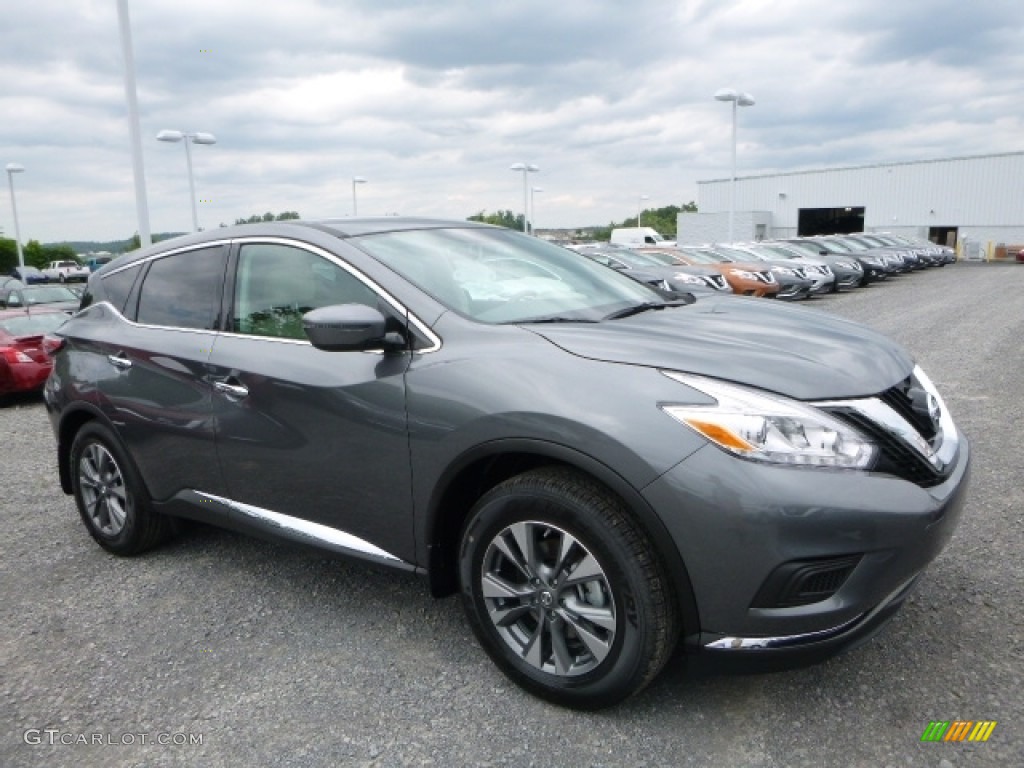 2016 Murano S AWD - Gun Metallic / Cashmere photo #1