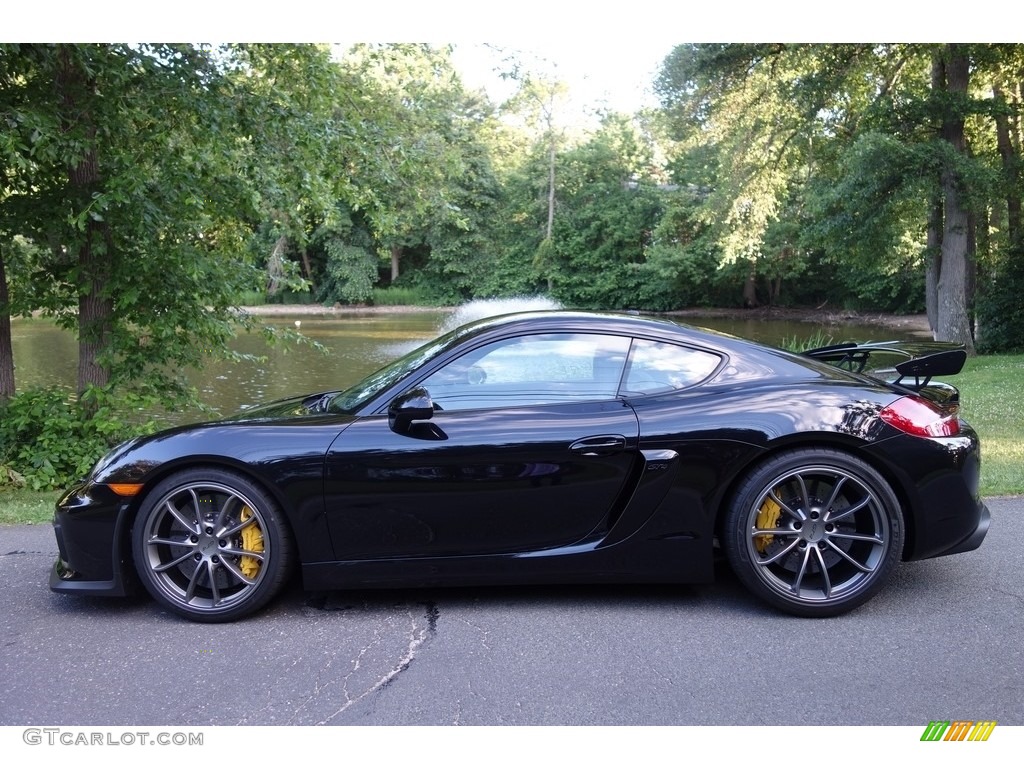 Jet Black Metallic 2016 Porsche Cayman GT4 Exterior Photo #114114277