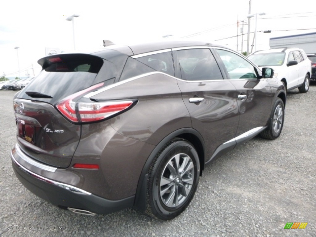 2016 Murano SL AWD - Java Metallic / Mocha photo #6