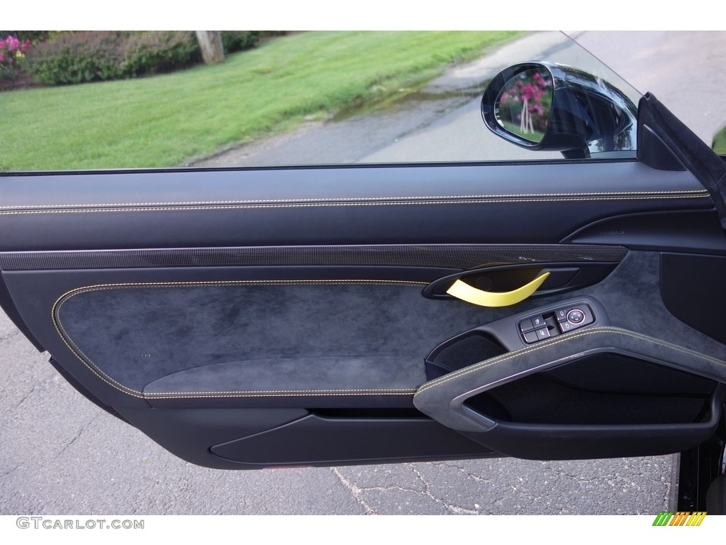 2016 Porsche Cayman GT4 Black Door Panel Photo #114114538