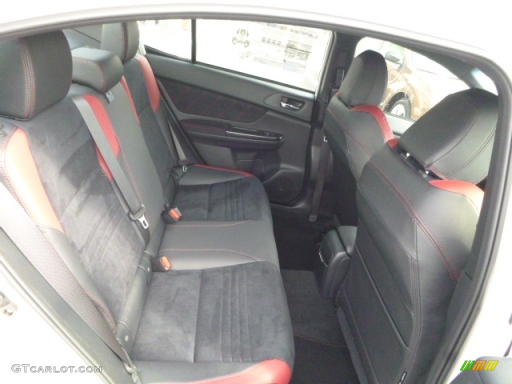 Carbon Black Interior 2017 Subaru WRX STI Photo #114115615