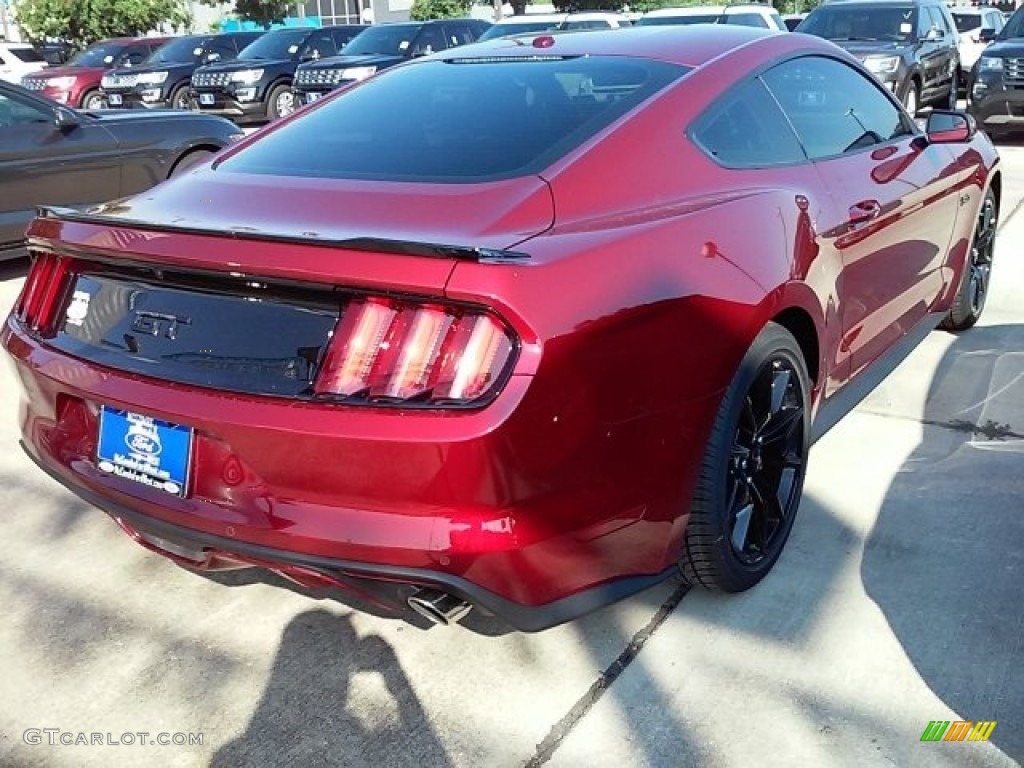 2017 Mustang GT Premium Coupe - Ruby Red / Ebony photo #4