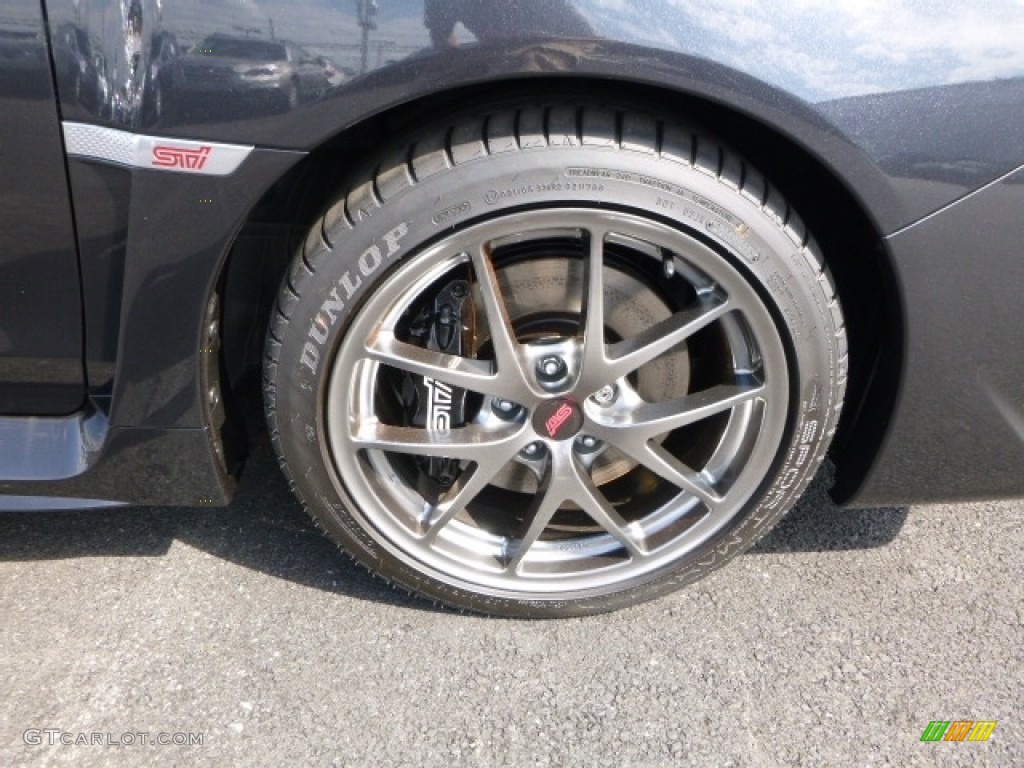 2017 WRX STI Limited - Dark Gray Metallic / Carbon Black photo #2
