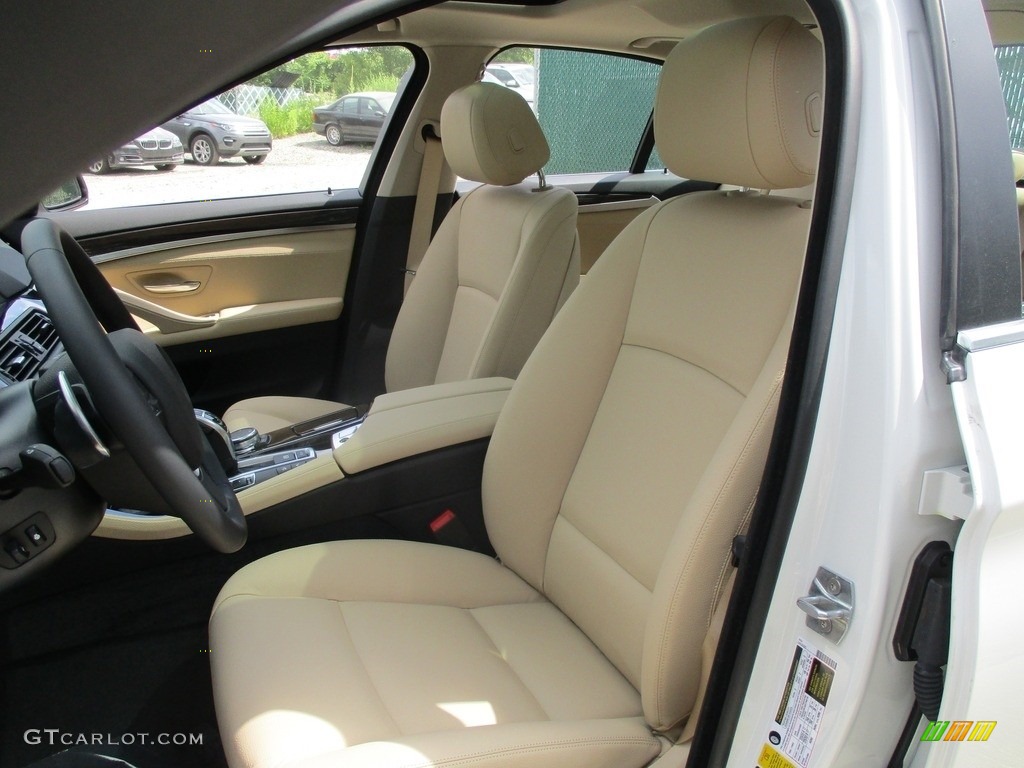 2016 5 Series 528i xDrive Sedan - Alpine White / Venetian Beige/Black photo #13