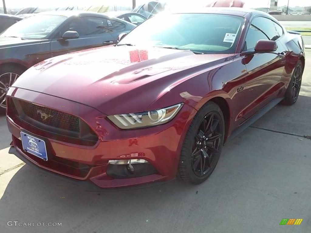 2017 Mustang GT Premium Coupe - Ruby Red / Ebony photo #22