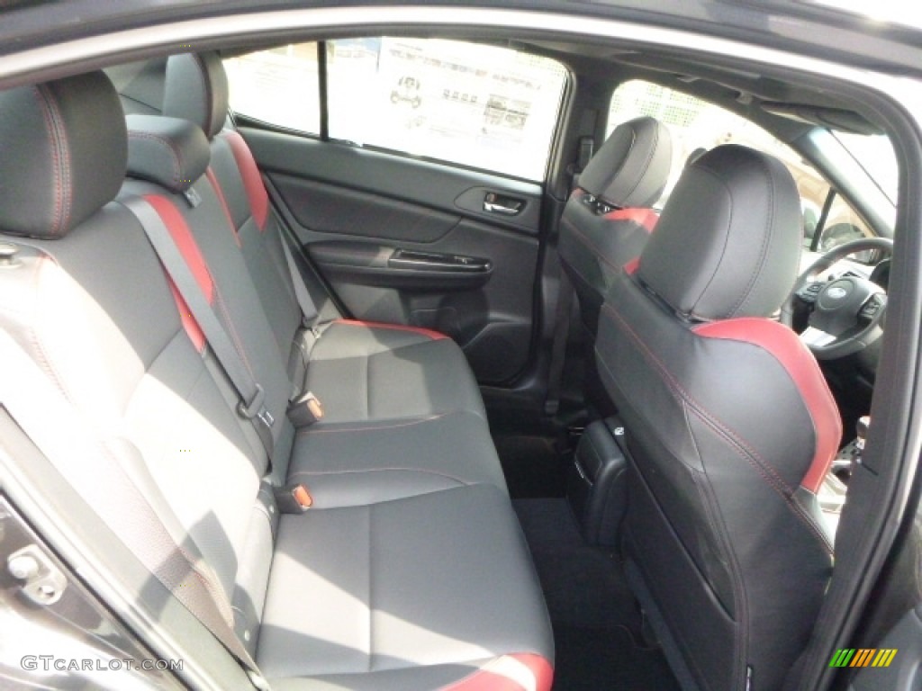 Carbon Black Interior 2017 Subaru WRX STI Limited Photo #114116059