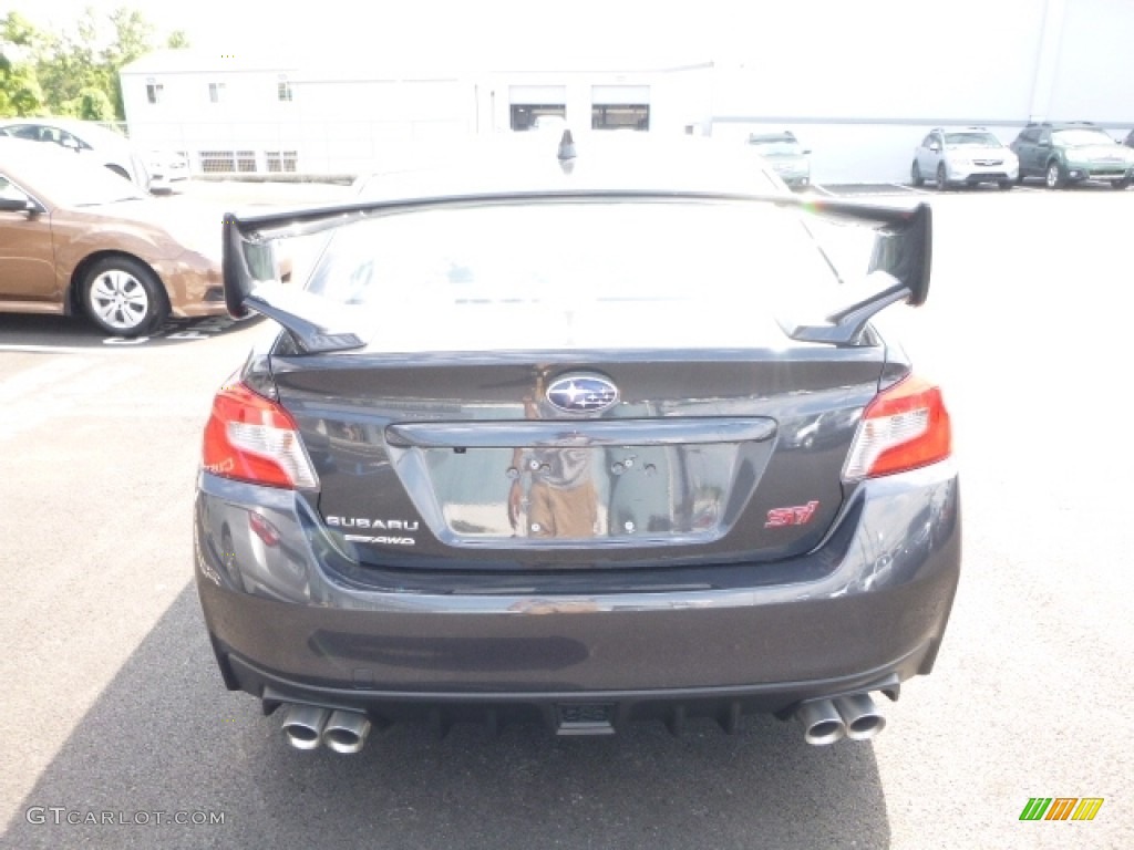 2017 WRX STI Limited - Dark Gray Metallic / Carbon Black photo #9
