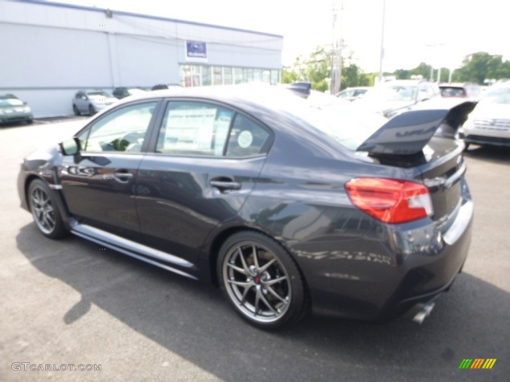 2017 WRX STI Limited - Dark Gray Metallic / Carbon Black photo #10